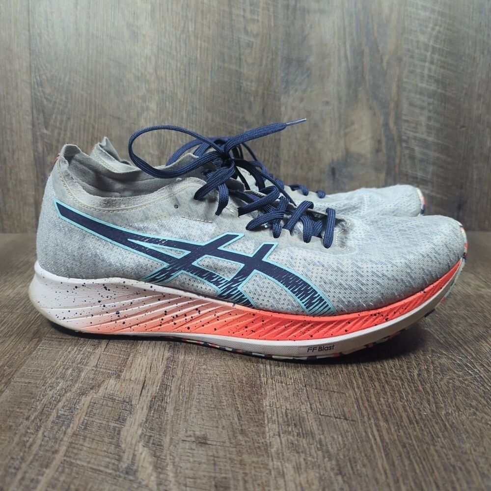 Asics Men's Magic Speed Gray Mesh Running Shoes 11.5 Celebration of Sport Pack - Picture 2 of 13